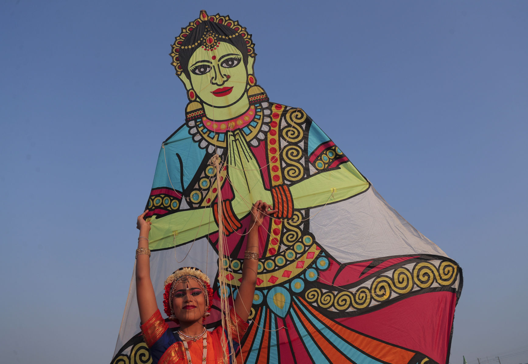 APTOPIX India Kite Festival